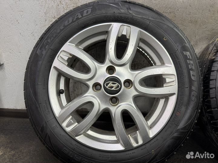 Колеса литые Solaris/Rio R15, 4:100, 185/65/15