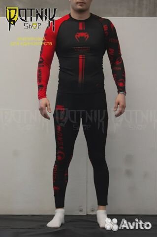 Комплект: рашгард + компрессионные штаны venum