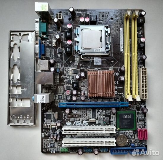 Asus P5KPL-AM + Core 2 Duo + 2 Гб озу