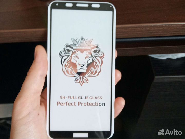 Защитное стекло Xiaomi Redmi 6/6A черный, чехол