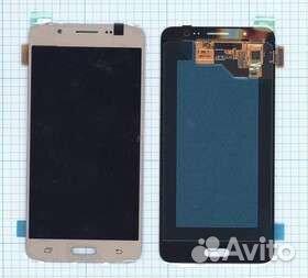Дисплей для Samsung J5 2016 Золото - 5.0