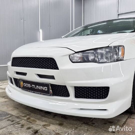 Передний бампер Inferno X на Mitsubishi Lancer 10