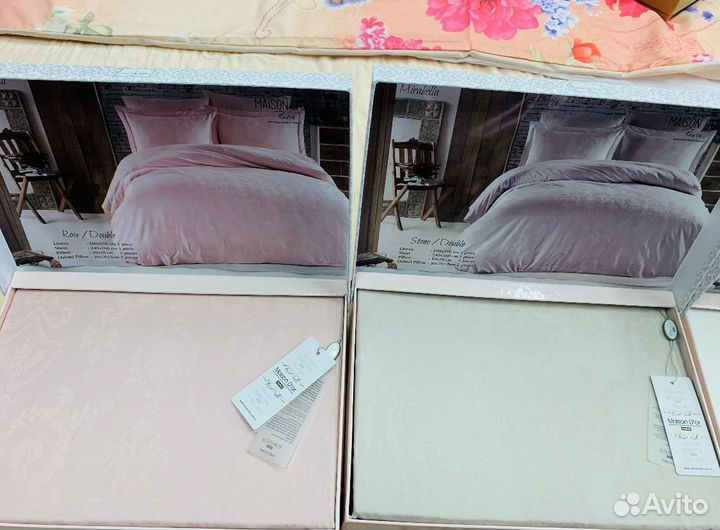 Постельное белье сатин евро