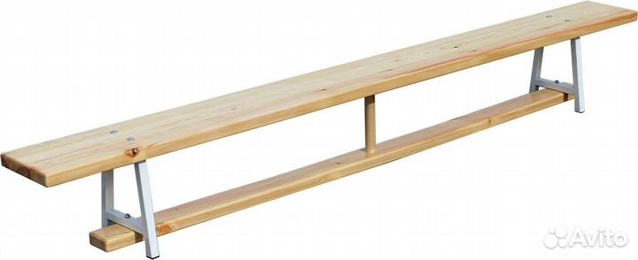 Скамья на металлических ножках 2 м