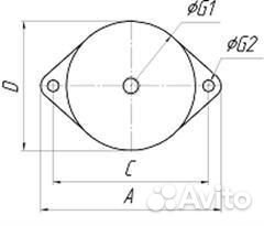 Амортизатор 06129901 Bomag