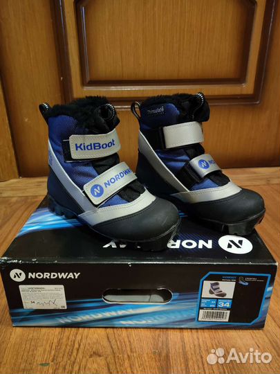 Лыжные ботинки р.34