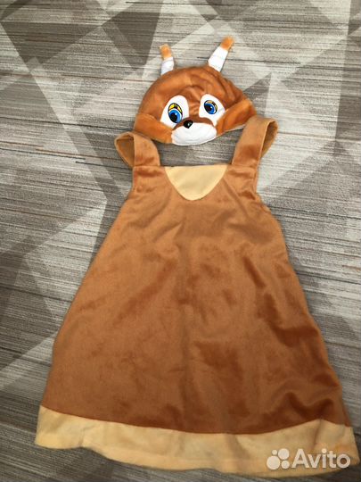 Костюм белочки 98-116