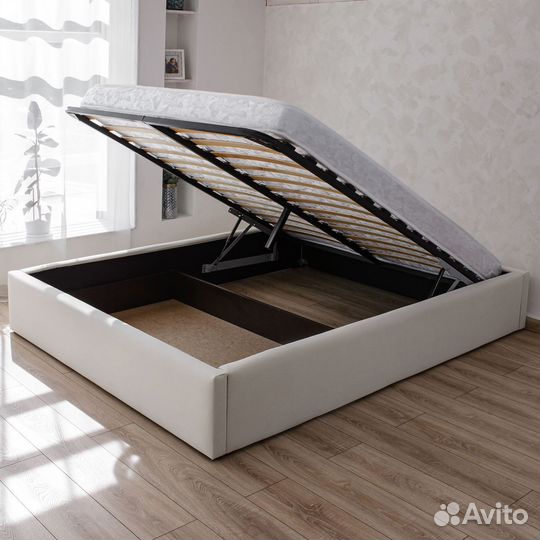 Кровать 140х200 с подъемным механизмом и матрасом