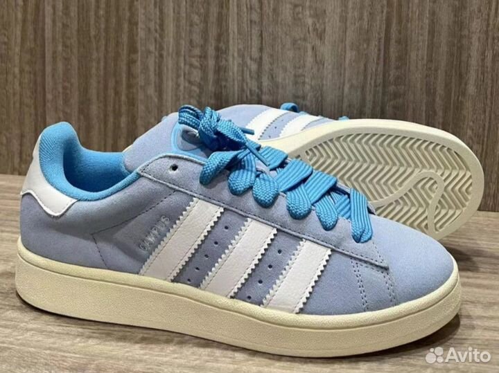 Кроссовки adidas campus 00s голубые
