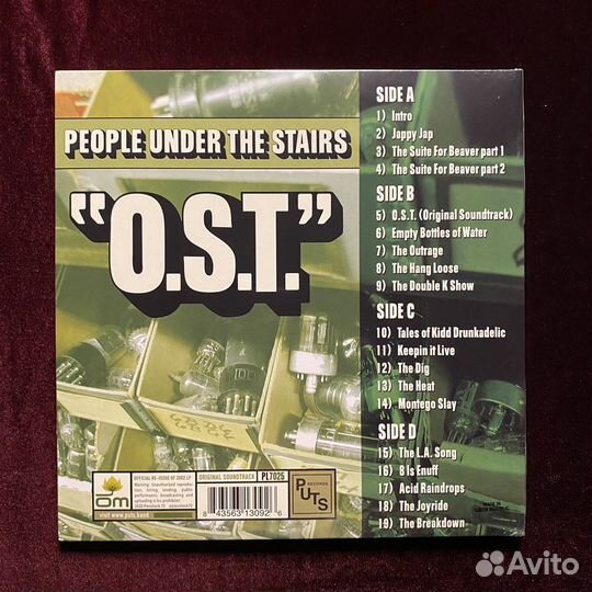 Винил «People Under The Stairs OST»
