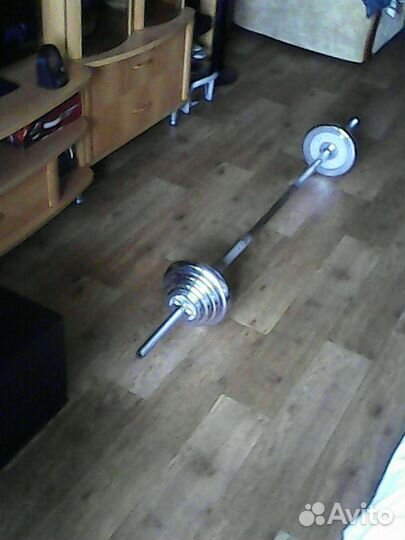 Штанга прямой гриф