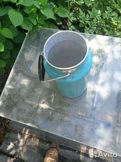 Таз оцинкованный, бидон, бак, кастрюля