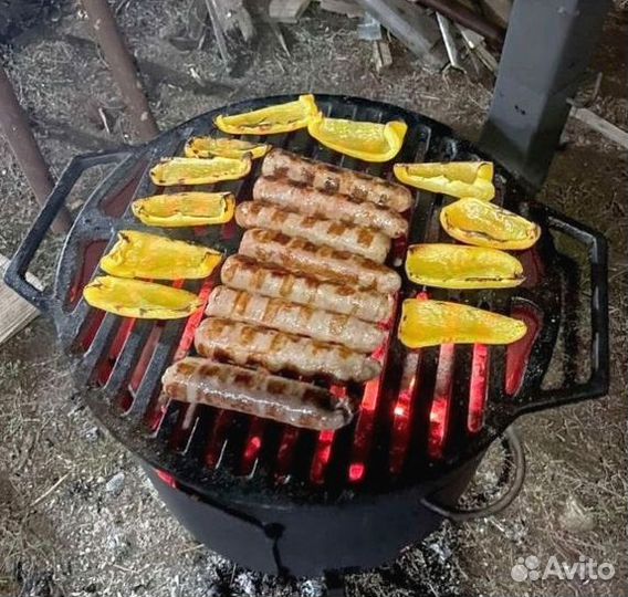 Чугунная решетка для гриля