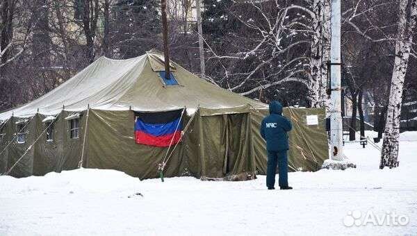 Палатка армейская большая Усб-56, с хранения СССР