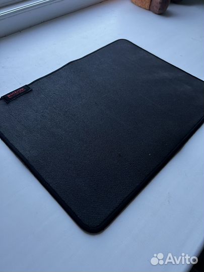 Черный компьютерный коврик для мыши WAR zone