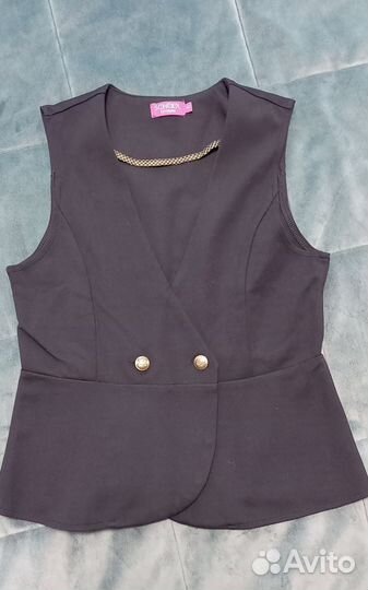 Школьный Кардиган и Жилет для девочки