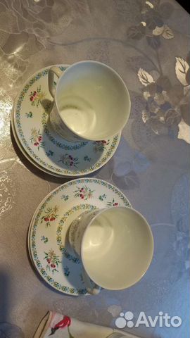 Кофейная пара лфз костяной фарфор