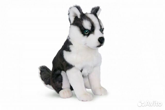 Мягкая игрушка Hansa 7511 Хаски сидящий, 33 см