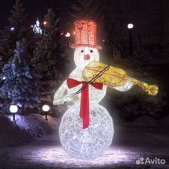 Городское оформление световыми фигурами