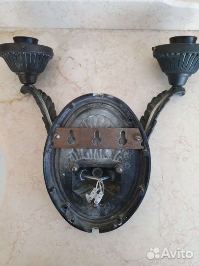 Бра двухрожковое. Сталинский ампир