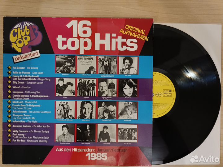 Various - 16 Top Hits - Januar/Februar 1985 (LP)