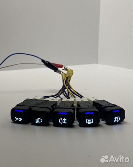 Пересвет кнопок ваз 2114