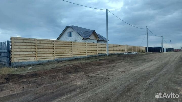 Установка забора
