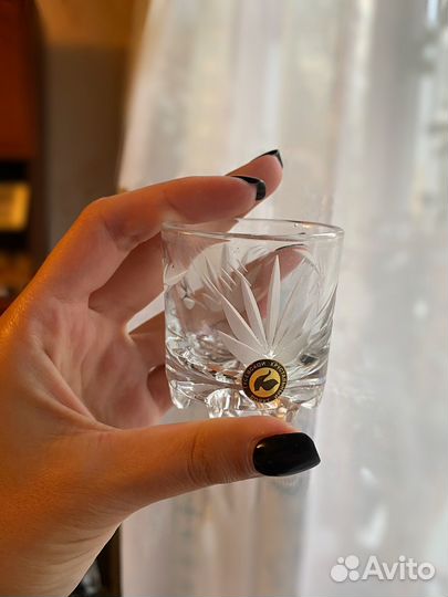 Рюмки стопки хрустальные Гусь хрустальный
