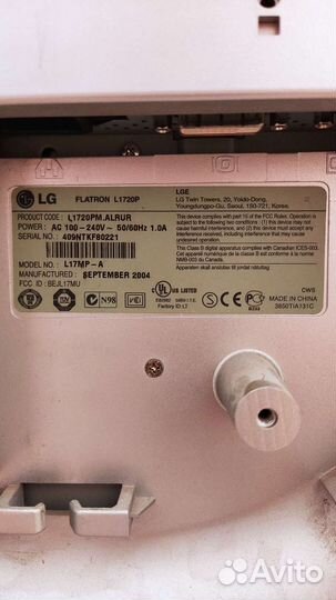 Монитор LG flatron L1720P