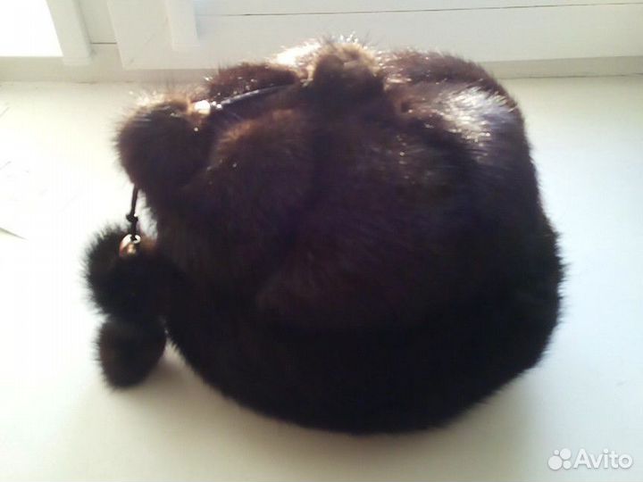 Шапка норковая женская