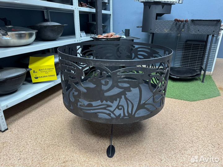 Костровая чаша 67см толщина 4мм. (Жар-птица)