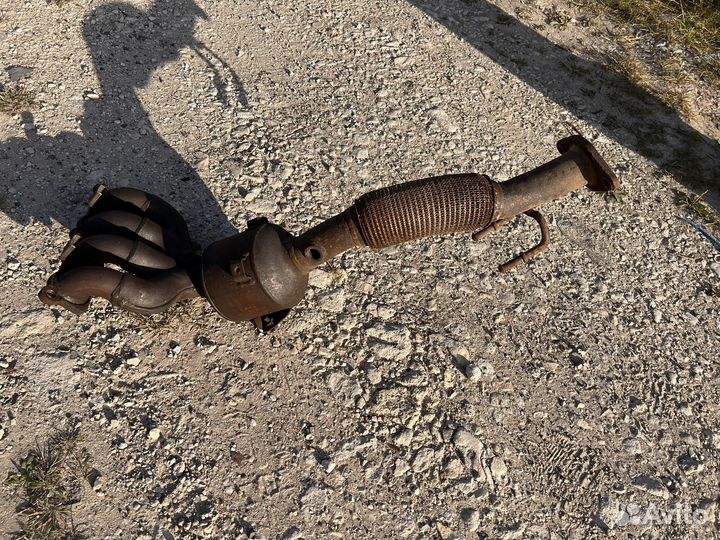 Выпускной коллектор с катализатором для f focus 3