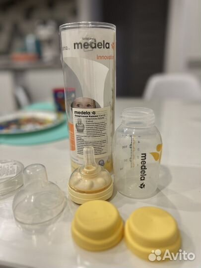 Бутылочка смарт соска medela calma