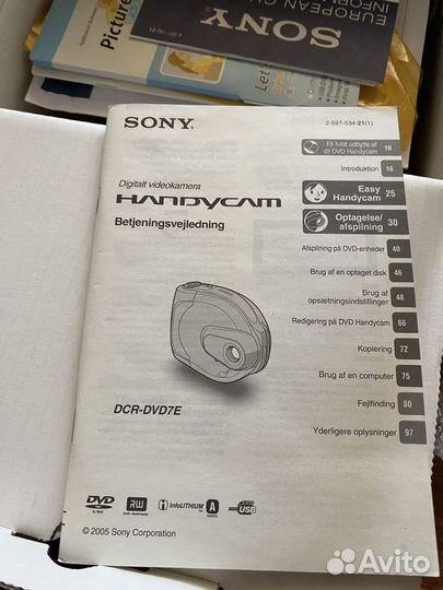 Видеокамера Sony DCR- DVD 7 E