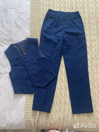 Форма школьная темно-синяя 128р