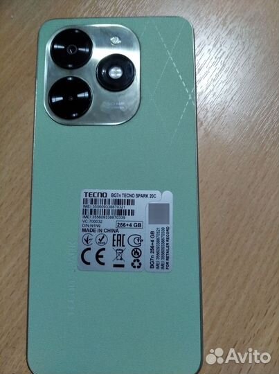 TECNO Spark 20с, 4/256 ГБ