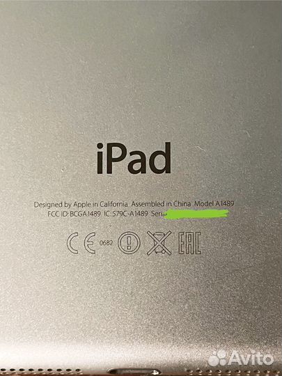 iPad mini 2 A1489 не работает кнопка home