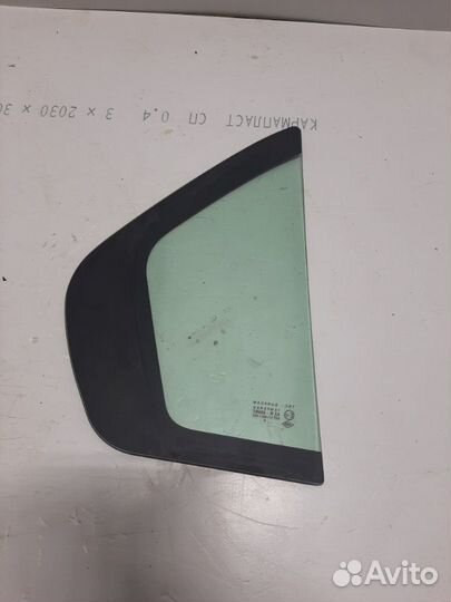 Стекло двери заднее левое Renault Logan седан K7M