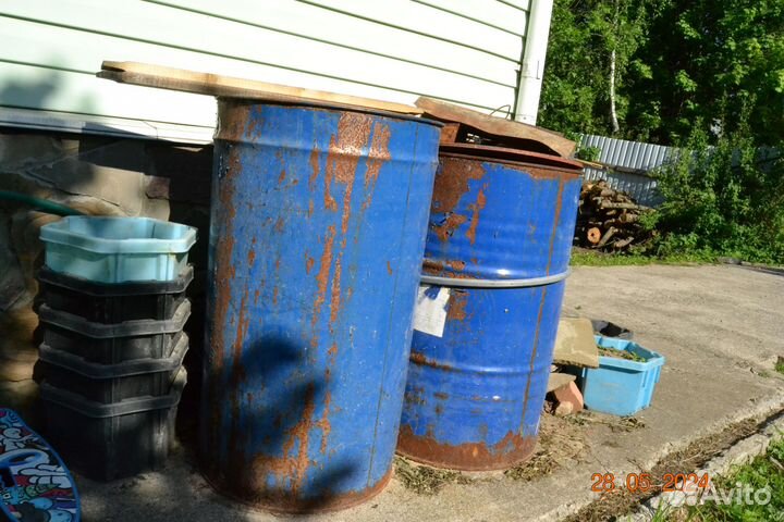 Бочка металлическая 200л