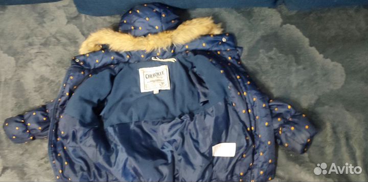 Куртка зимняя для девочки 110