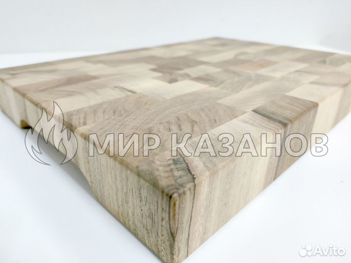 Разделочная доска деревянная торцевая