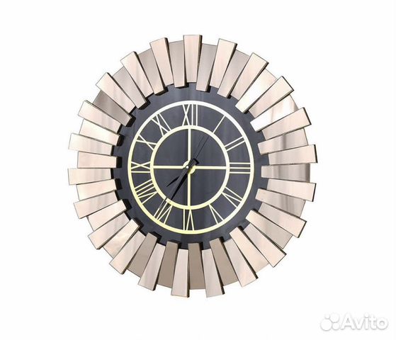 Часы настенные с зеркалом