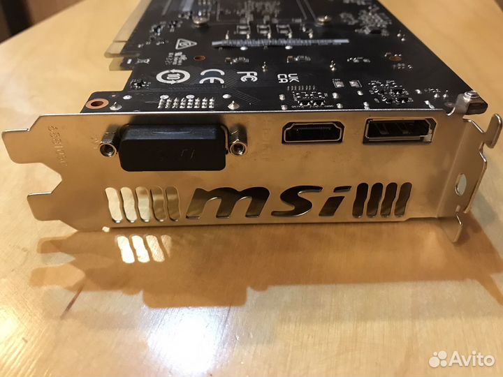 Видеокарта MSI GTX 1050 ti