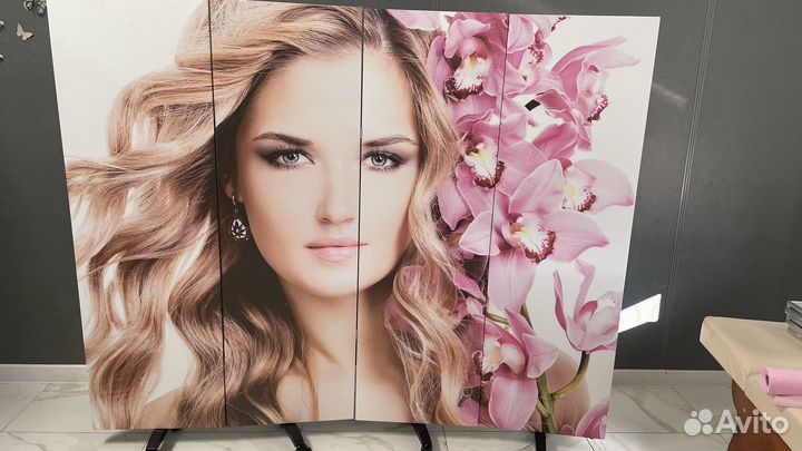 Ширма перегородка для салона