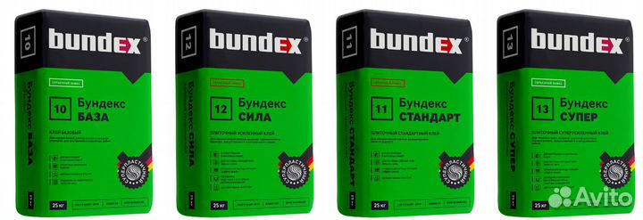 Сухие строительные смеси bundex от оф. дилера