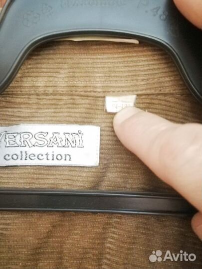 Мужская рубашка вельветовая