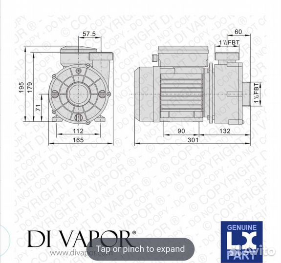 Насос водяной WTC100-AB