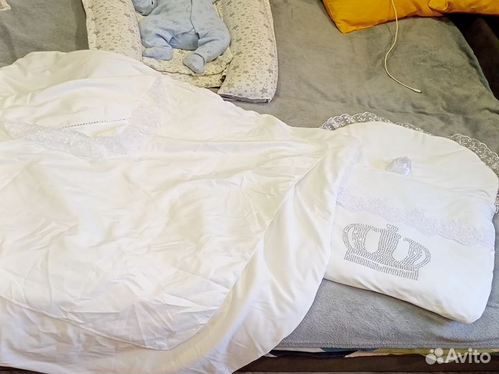 Одеяло на выписку осень