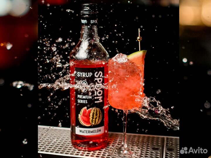 Сироп для коктейлей лимонадов чая кофе Spoom 1 л