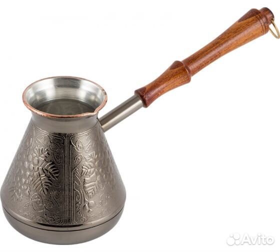 Новая медная турка 540 мл пятигорск с этикеткой